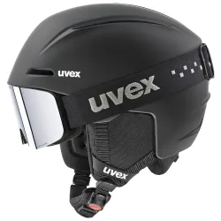 uvex viti Kinder Skihelm + Brille Schwarz, , Größe: 51-55