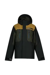 Rehall ROBBY-R Jungen Ski-/Snowboardjacke Schwarz, , Größe: 152