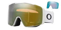 Oakley Line Miner Pro L Skibrille Weiss, Herren, Größe: ONE SIZE