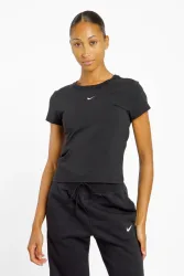 Nike Chill Knit Mod-Crop Damen T-Shirt Schwarz, Damen, Größe: S