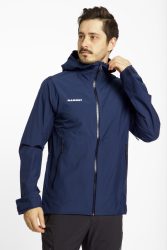 MAMMUT Alto Light Hooded Herren Outdoorjacke Blau, Herren, Größe: M