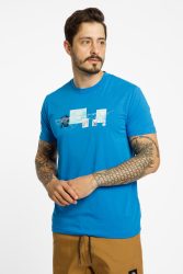 MAMMUT Mountain 3308m Herren T-Shirt Blau, Herren, Größe: S