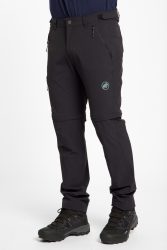 MAMMUT Runbold IV Zip-Off Kurzgrösse Herren Wanderhose Schwarz, Herren, Größe: 56K