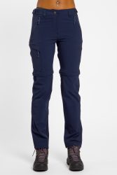 MAMMUT Runbold IV Zip-Off Damen Wanderhose Blau, Damen, Größe: 40