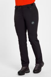 MAMMUT Runbold IV Zip-Off Kurzgrösse Damen Wanderhose Schwarz, Damen, Größe: 34K