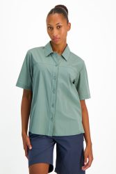 46 NORD Hörnli Damen Wanderbluse Grün, Damen, Größe: 36