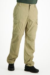 46 NORD Zip-Off Herren Wanderhose Beige, Herren, Größe: 52