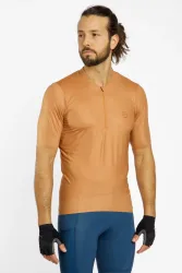 Stoke Calobra Half-Zip Herren Biketrikot Beige, Herren, Größe: XL