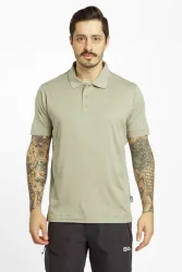 Jack Wolfskin Travel Herren Poloshirt Grau, Herren, Größe: XXL