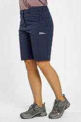 Jack Wolfskin - Kurze Trekkinghose, Pico Trail Shorts W, 40, Dunkelblau