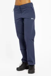 Jack Wolfskin Pico Trail Damen Wanderhose Blau, Damen, Größe: 36