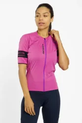 SCOTT Endurance Pro Damen Biketrikot Lila, Damen, Größe: L