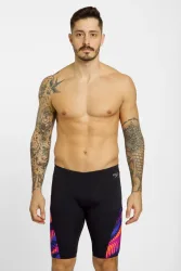 speedo Digital V-Cut Jammer Herren Badehose Schwarz, Herren, Größe: 46