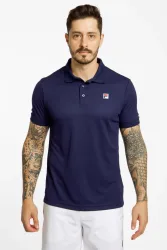 FILA Hermano Herren Tennisshirt Blau, Herren, Größe: S