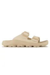 Birkenstock Mogami Terra Stealth Birko-Flor® Regular Fit Damen Slipper Beige, Damen, Größe: 38