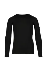 POWERZONE Kinder Longsleeve Schwarz, , Größe: 152