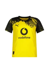 PUMA Borussia Dortmund Home Replica Kinder Fussballtrikot 25/26 Gelb, , Größe: 140