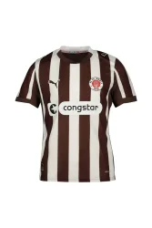 PUMA FC St. Pauli Home Replica Kinder Fussballtrikot 25/26 Braun, , Größe: 164