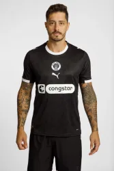 PUMA FC St.Pauli 3rd Replica Herren Fussballtrikot 25/26 Schwarz, Herren, Größe: L