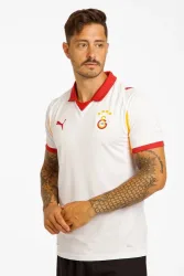 PUMA Galatasaray Away Replica Herren Fussballtrikot 25/26 ohne Sponsor Weiss, Herren, Größe: L