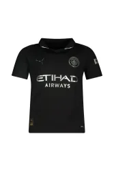 PUMA Manchester City Away Replica Kinder Fussballtrikot 25/26 Schwarz, , Größe: 152