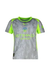 PUMA Manchester City 3rd Replica Kinder Fussballtrikot 25/26 Grün, , Größe: 152