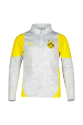 PUMA Borussia Dortmund Kinder Longsleeve 25/26 Weiss, , Größe: 140