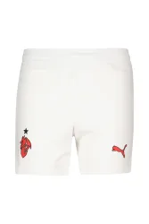 PUMA AC Milan Away Replica Kinder Short 25/26 Weiss, , Größe: 164