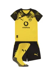 PUMA Borussia Dortmund Home Replica Mini Kinder Fussballset 25/26 Gelb, , Größe: 116