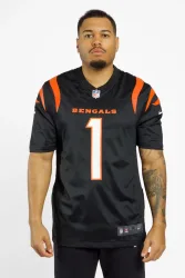 Nike Cincinnati Bengals Ja'Marr Chase Home Herren American Football Trikot 24/25 Schwarz, Herren, Größe: S