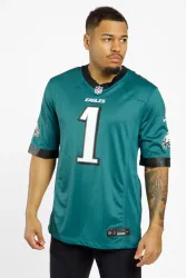 Nike Philadelphia Eagles Jalen Hurts Home Herren American Football Trikot 24/25 Türkis, Herren, Größe: L