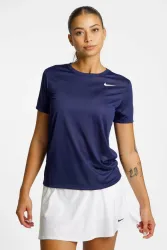 Nike Dri-FIT Damen T-Shirt Blau, Damen, Größe: XL
