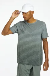 POWERZONE Seamless Herren T-Shirt Grau, Herren, Größe: S