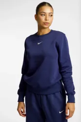 Nike Sportswear Phoenix Fleece Sweatshirt - Midnight Navy S Damen