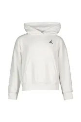 Jordan Brooklyn Fleece Kinder Hoodie Weiss, , Größe: 140