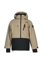 BEACH MOUNTAIN Kinder Snowboardjacke Beige, , Größe: 128