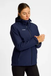 MAMMUT Alto Light 3in1 Hooded Damen Outdoorjacke Blau, Damen, Größe: L