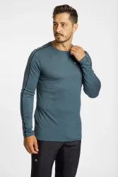 Ortovox 185 Rock'n'Wool Herren Thermo Longsleeve Grau, Herren, Größe: L