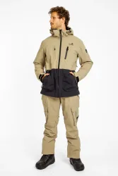 BEACH MOUNTAIN Herren Snowboardhose Beige, Herren, Größe: XS
