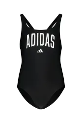 adidas Collegiate V-Back Mädchen Badeanzug Schwarz, , Größe: 128