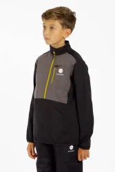 46 NORD Kinder Midlayer Schwarz, , Größe: 140
