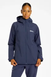 Jack Wolfskin Tempest 2L Damen Outdoorjacke Blau, Damen, Größe: L