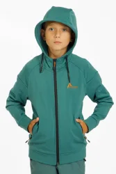 ALBRIGHT Kinder Midlayer Grün, , Größe: 128