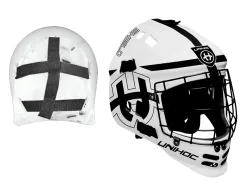 Unihoc Shield Maske Unihockey Helm Weiss, Herren, Größe: 0