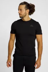 Kappa Cafers Herren T-Shirt Schwarz, Herren, Größe: L