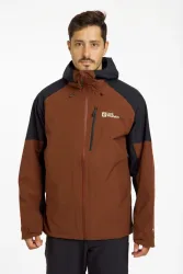 Jack Wolfskin Eagle Peak 2L Herren Outdoorjacke Braun, Herren, Größe: XXL