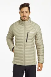 Jack Wolfskin Routburn Pro Herren Steppjacke Beige, Herren, Größe: XXL
