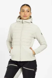 SCOTT Defined Warm Hybrid Damen Midlayer Weiss, Damen, Größe: L