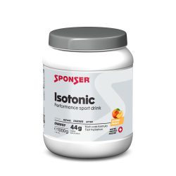 Sponser Isotonic Peach 1000 g Getränkepulver Weiss, Herren, Größe: 0