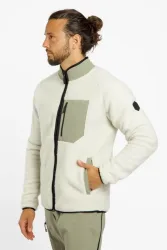 SCOTT Defined Heritage Pile Herren Midlayer Weiss, Herren, Größe: S